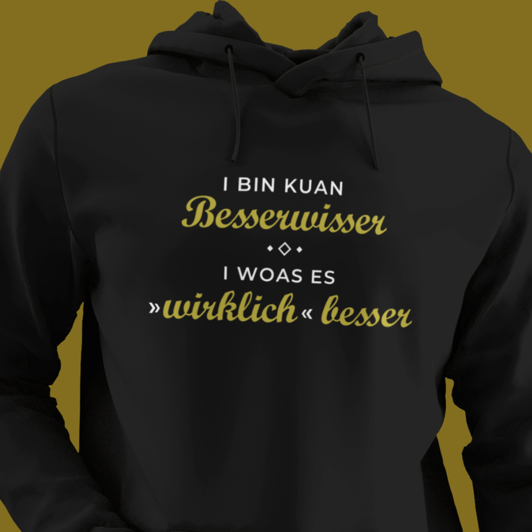 I bin kuan Besserwisser - Unisex Hoodie Premium