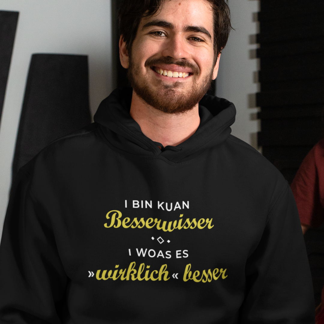 I bin kuan Besserwisser - Unisex Hoodie Premium