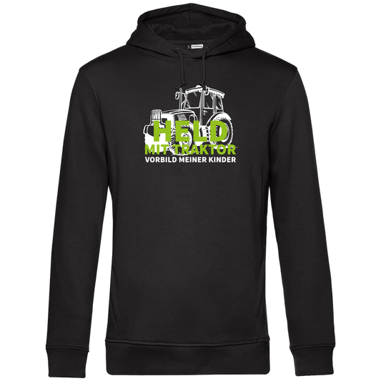 Held mit Traktor - Unisex Hoodie Premium