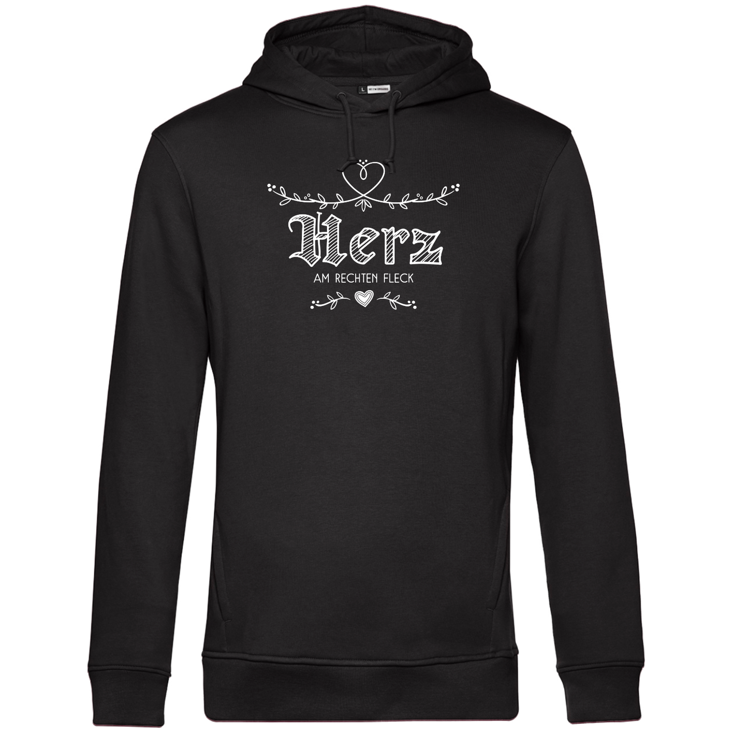 Herz am Rechten Fleck - Unisex Hoodie Premium