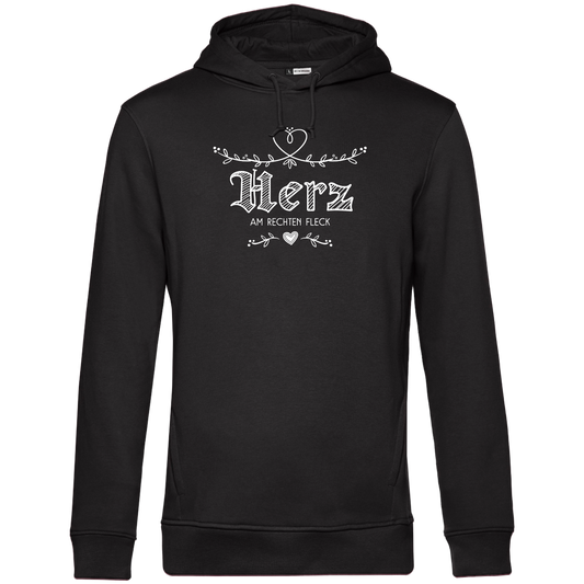 Herz am Rechten Fleck - Unisex Hoodie Premium