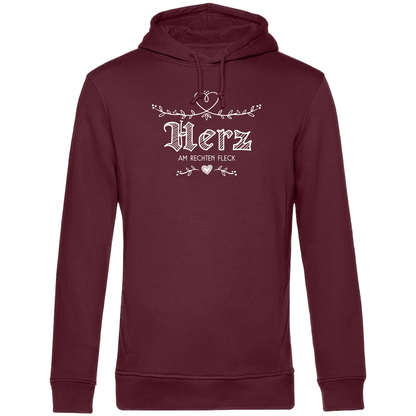 Herz am Rechten Fleck - Unisex Hoodie Premium