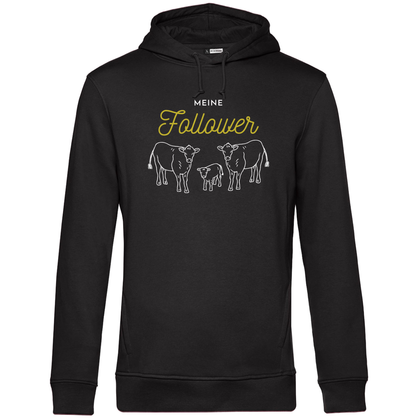 Meine Follower (Kuh) - Unisex Hoodie Premium