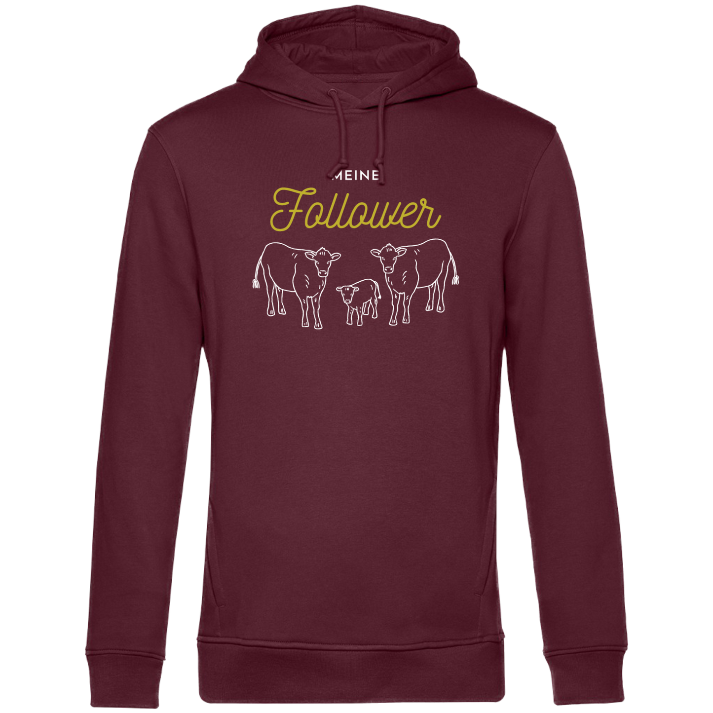 Meine Follower (Kuh) - Unisex Hoodie Premium