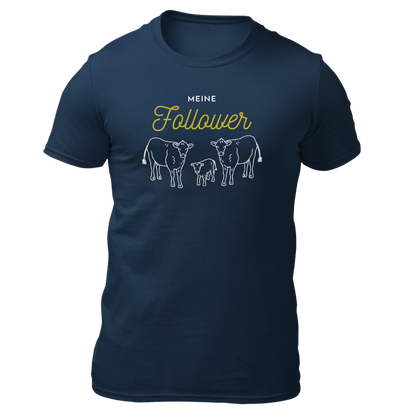 Meine Follower (Kuh) - Unisex Shirt Premium