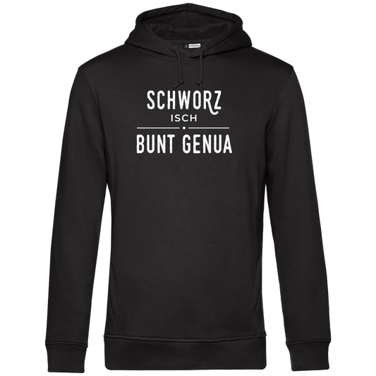 Schworz isch bunt genua - Unisex Hoodie Premium