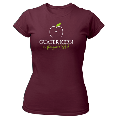 Guater Kern in glänzender Schol - Damenshirt Premium