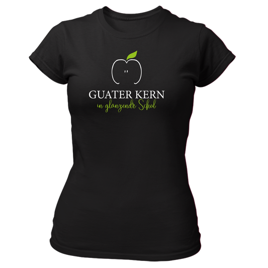 Guater Kern in glänzender Schol - Damenshirt Premium