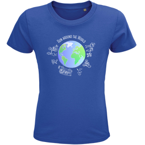 Lauf um die Welt - Kinder Shirt Bio