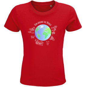 Lauf um die Welt - Kinder Shirt Bio