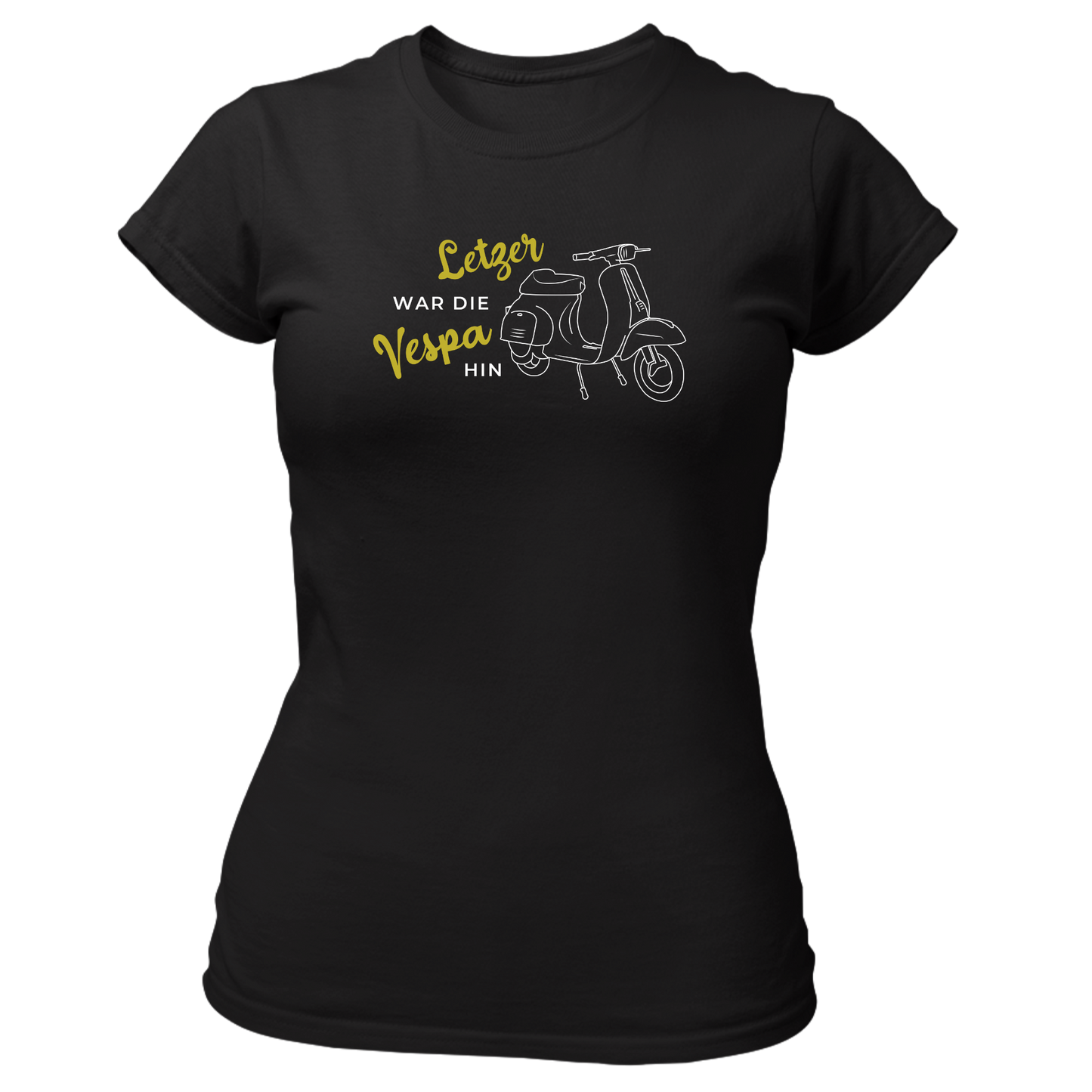 Letzer war die Vespa hin - Damenshirt Premium