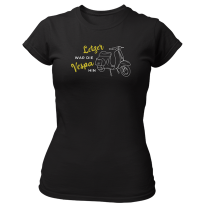 Letzer war die Vespa hin - Damenshirt Premium