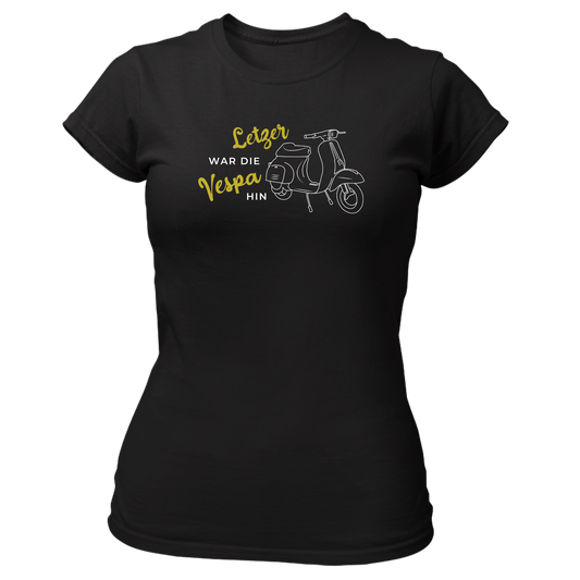 Letzer war die Vespa hin - Damenshirt Premium