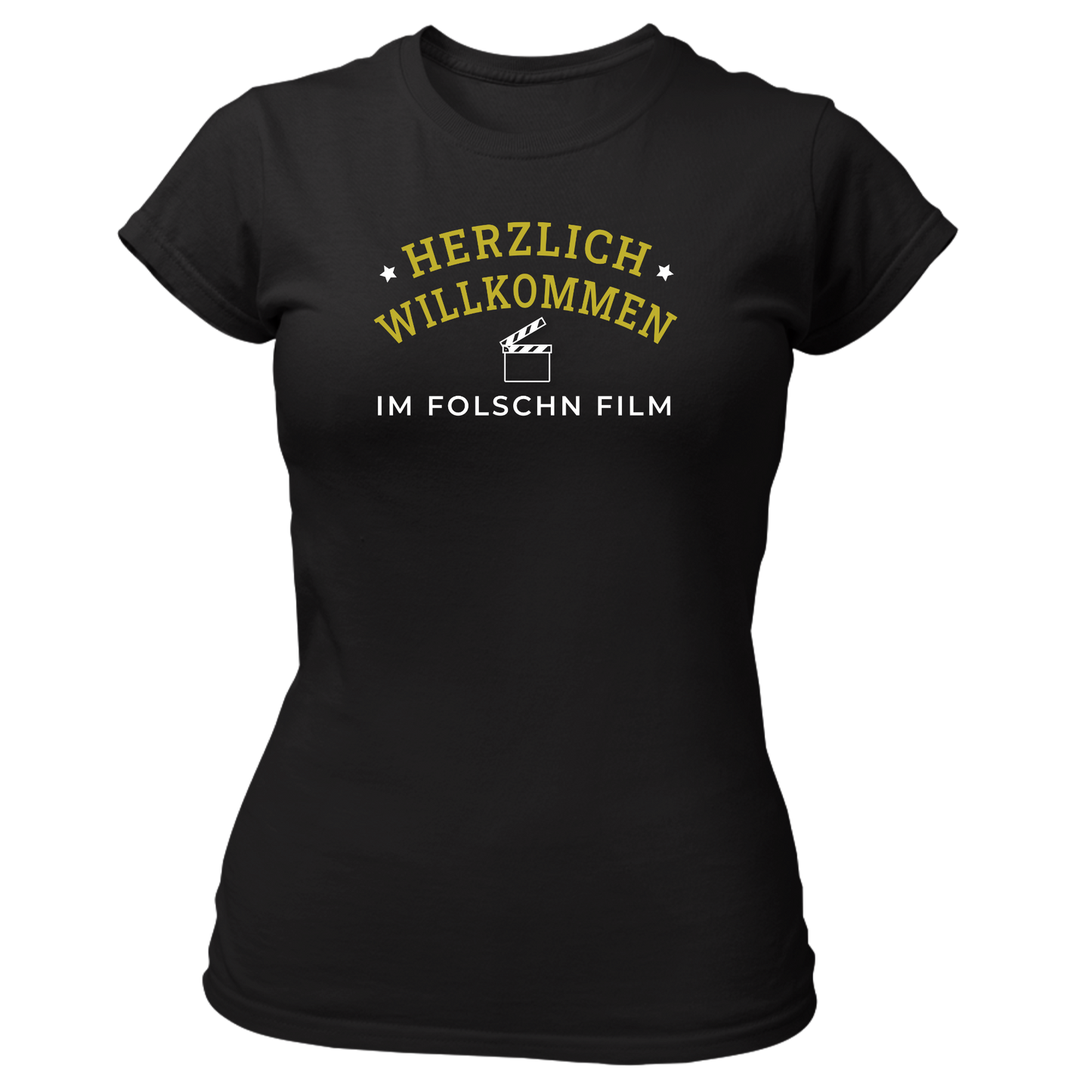 Herzlich willkommen im folschn Film - Damenshirt Premium