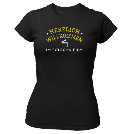 Herzlich willkommen im folschn Film - Damenshirt Premium