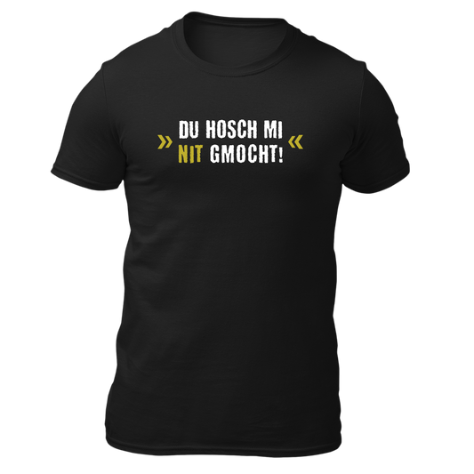 Du hosch mi nit gmocht - Herren Shirt Bio - Schwarz / S - Shirts & Tops